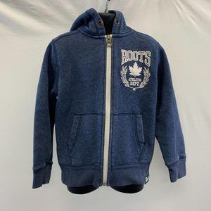 Root's Athletic Kid's Blue Full Zip Sweater